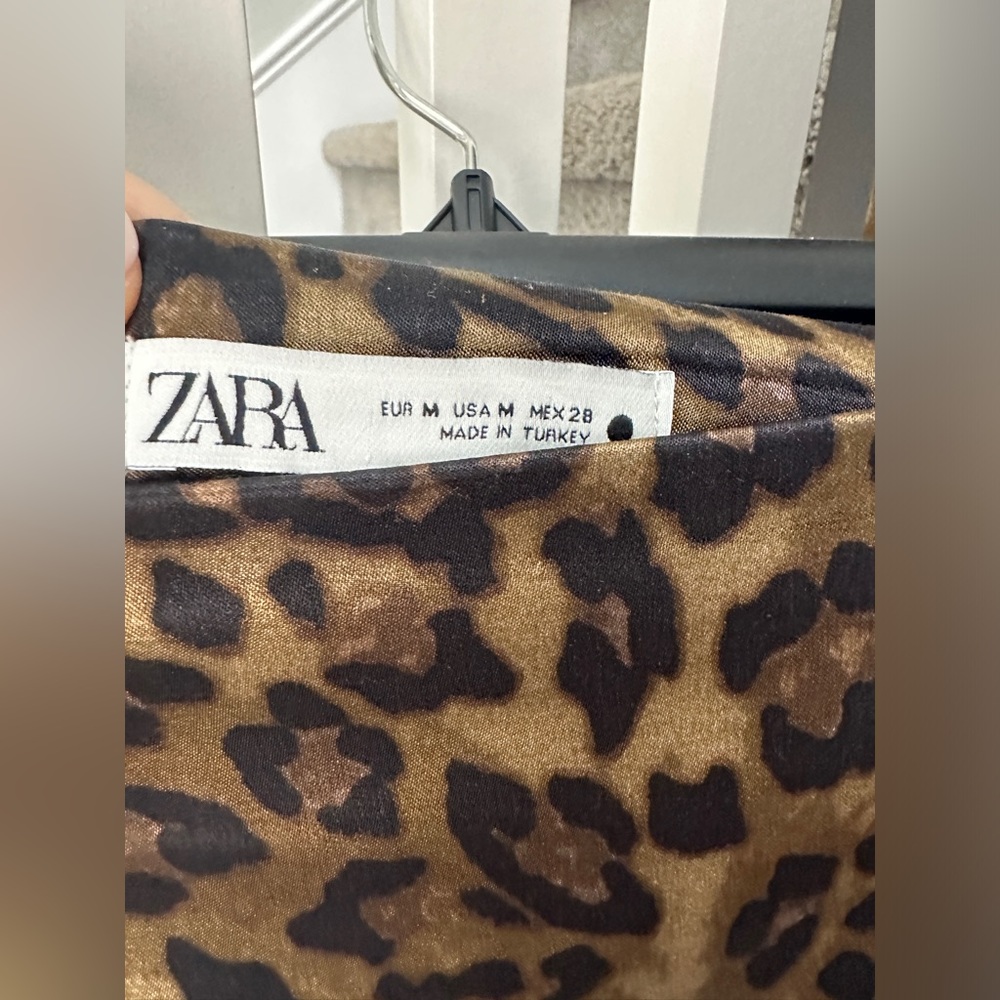 Zara Leopard Print Blouse and Skirt Set - Picture 7 of 8